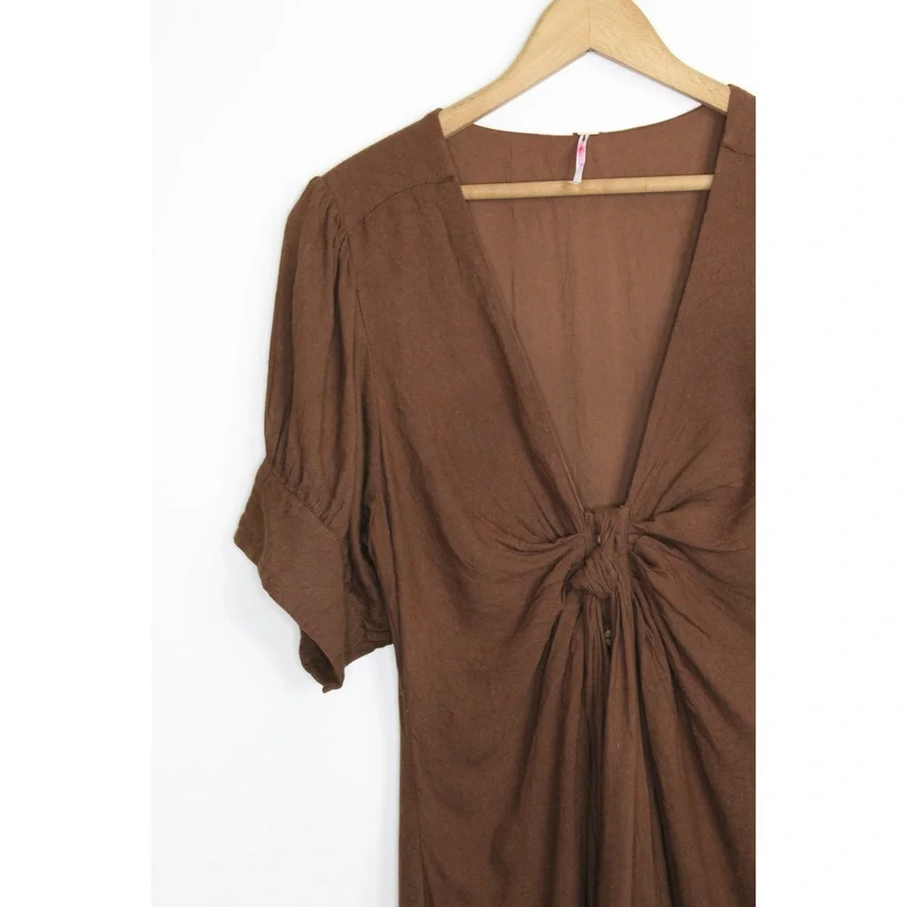 Free People Brown Midi Dress - Picture 6 of 12
